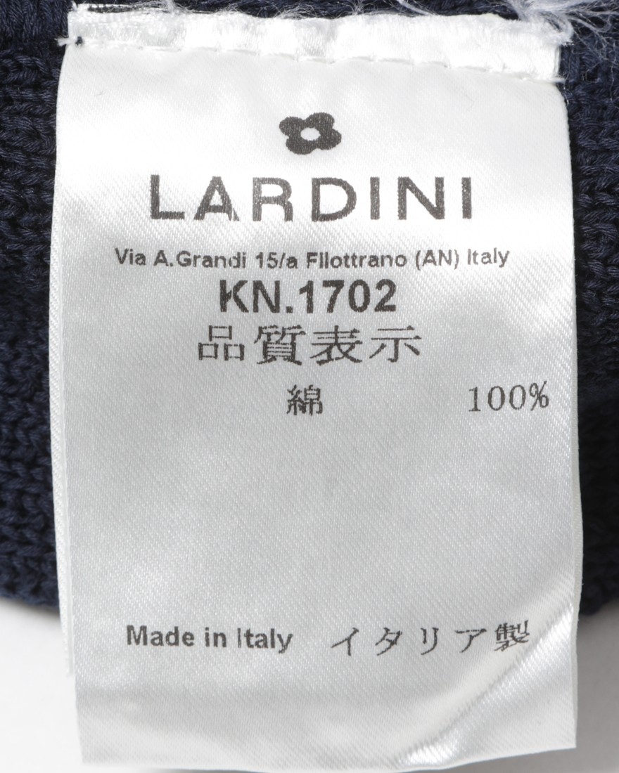 コットンニット 2Bシングルジャケット｜LARDINI（ラルディーニ