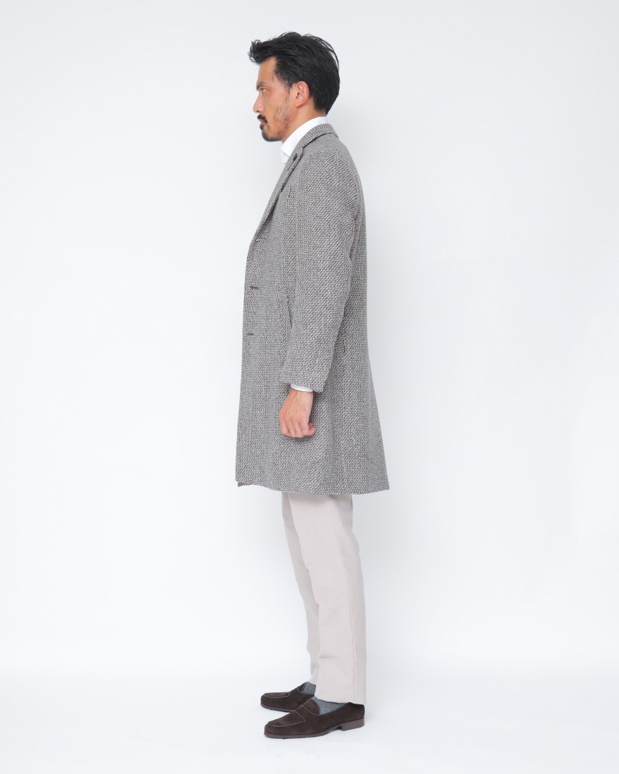ウール シングルチェスターコート|LARDINI(ラルディーニ ウール シングルチェスターコート|LARDINI(ラルディーニ
