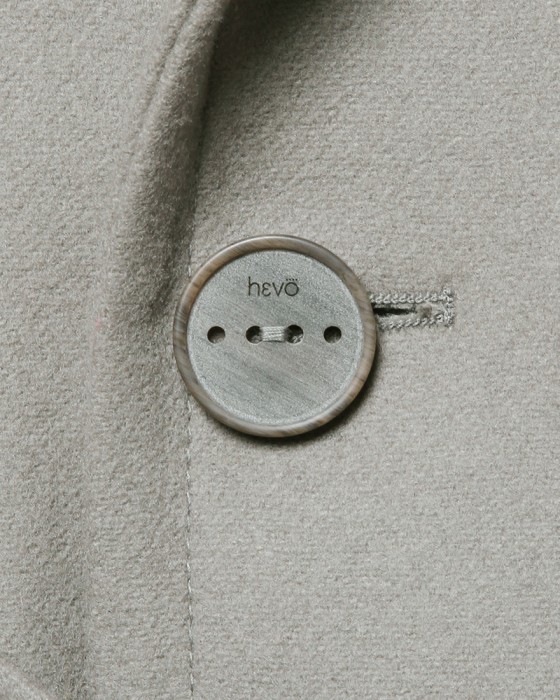Hevoウールナイロン ダブルブレストコート【BRINDISI】07l