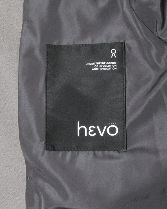 Hevoウールナイロン ダブルブレストコート【BRINDISI】15l