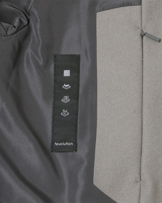 Hevoウールナイロン ダブルブレストコート【BRINDISI】18l