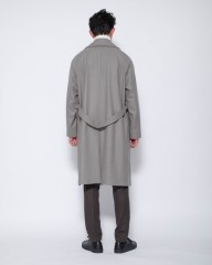 Hevoウールナイロン ダブルブレストコート【BRINDISI】mb_30l