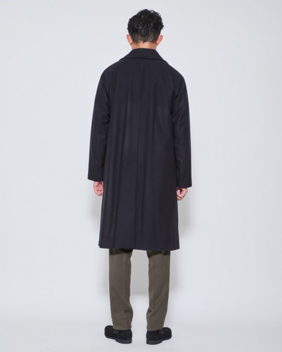 Hevoウールナイロン ダブルブレストチェスターコート【SURBO/スルボ】03l