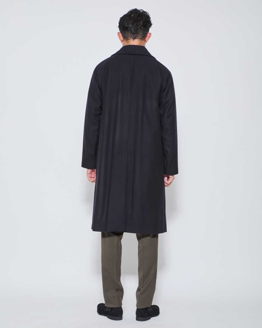 ウールナイロン ダブルブレストチェスターコート【SURBO/スルボ