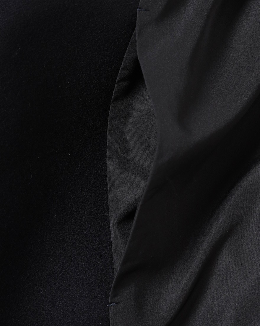 Hevoウールナイロン ダブルブレストチェスターコート【SURBO/スルボ】19l
