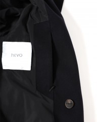 Hevoウールナイロン ダブルブレストチェスターコート【SURBO/スルボ】mb_18l