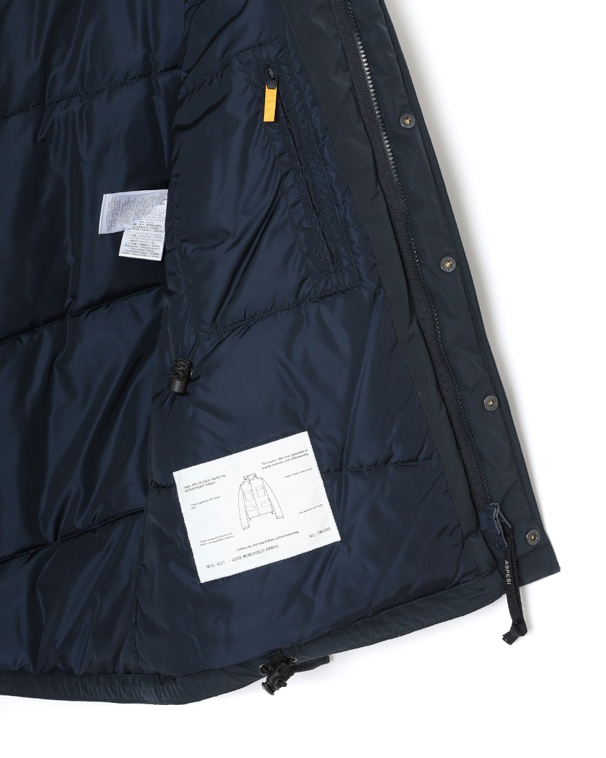 ASPESIM65 ウォータープルーフ インサレーションブルゾン【MINIFIELD VENTO】17l