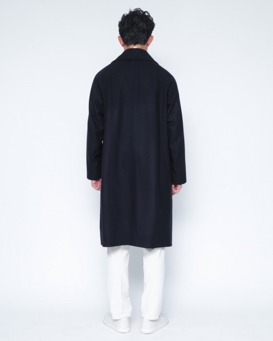 Hevoウールナイロン ダブルブレストコート【BRINDISI/ブリンディジ】03l