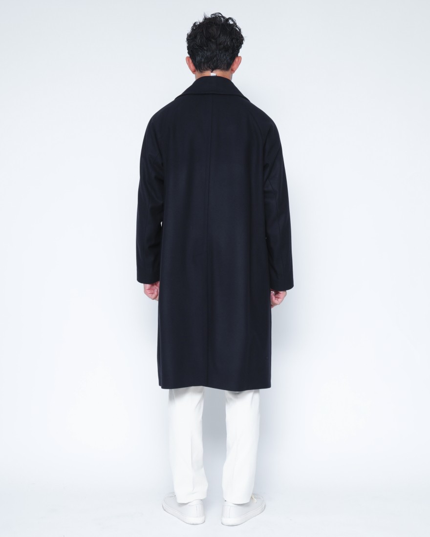 Hevoウールナイロン ダブルブレストコート【BRINDISI/ブリンディジ】03l