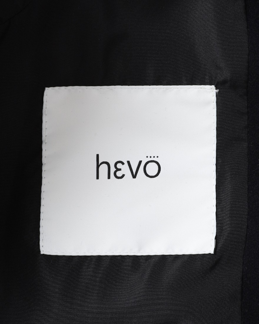 Hevoウールナイロン ダブルブレストコート【BRINDISI/ブリンディジ】18l