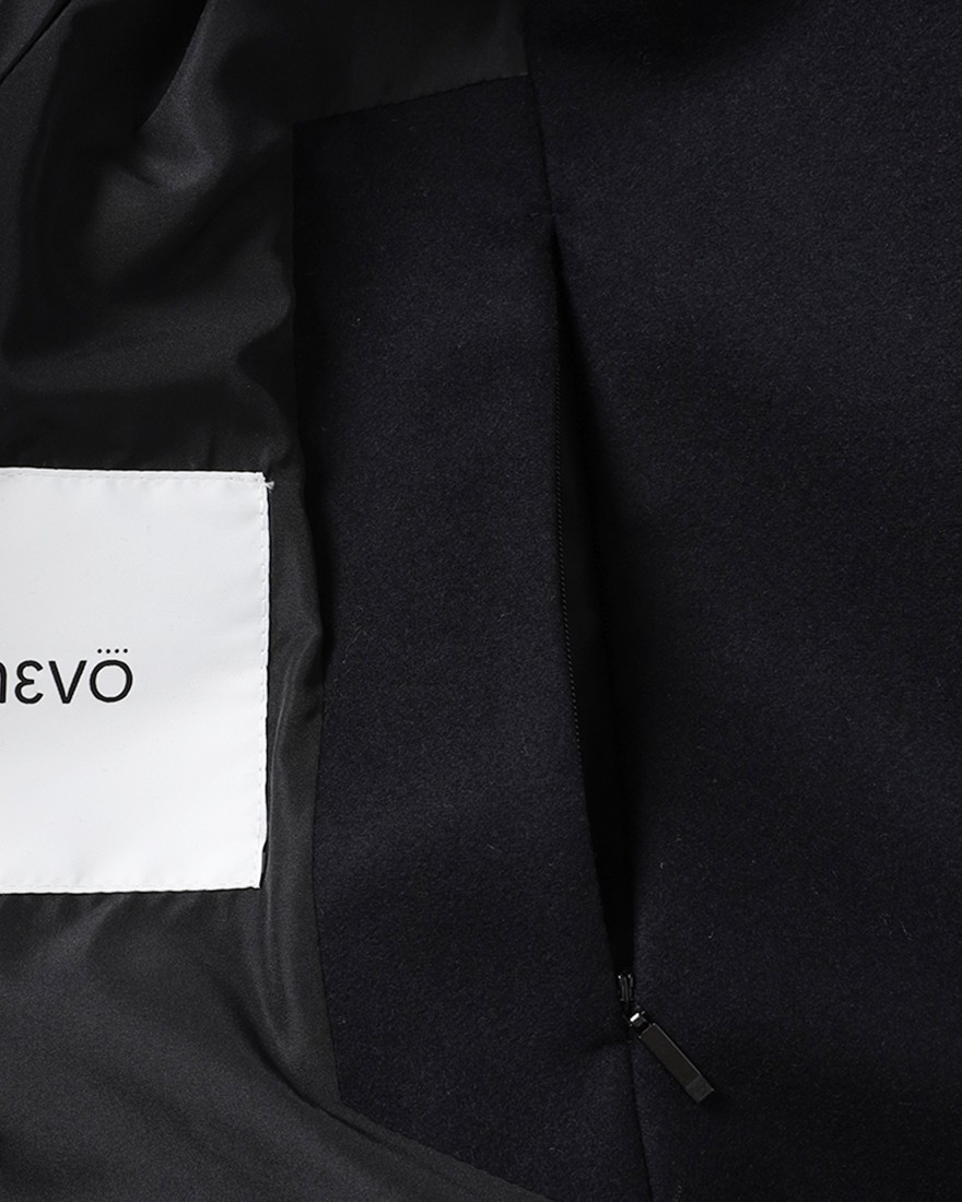 Hevoウールナイロン ダブルブレストコート【BRINDISI/ブリンディジ】19l