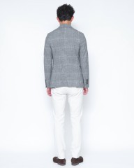 CIRCOLOライトフリース グレンチェック ダブルジャケットmb_03l