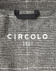 CIRCOLOライトフリース グレンチェック ダブルジャケットmb_15l