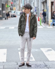 ASPESIM-65 リサイクルナイロン パッカブル ブルゾン【MINIFIELD VENTO/SLIM FIT】mb_ma