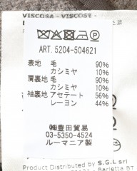 CIRCOLOカシミヤ混 ダイアゴナル シングルジャケットmb_24l