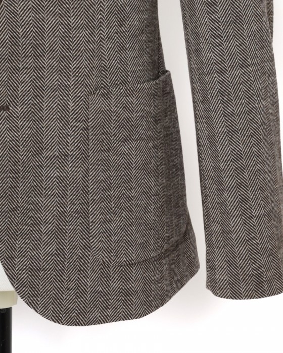 CIRCOLOヘリンボーンストライプ シングルジャケット07l