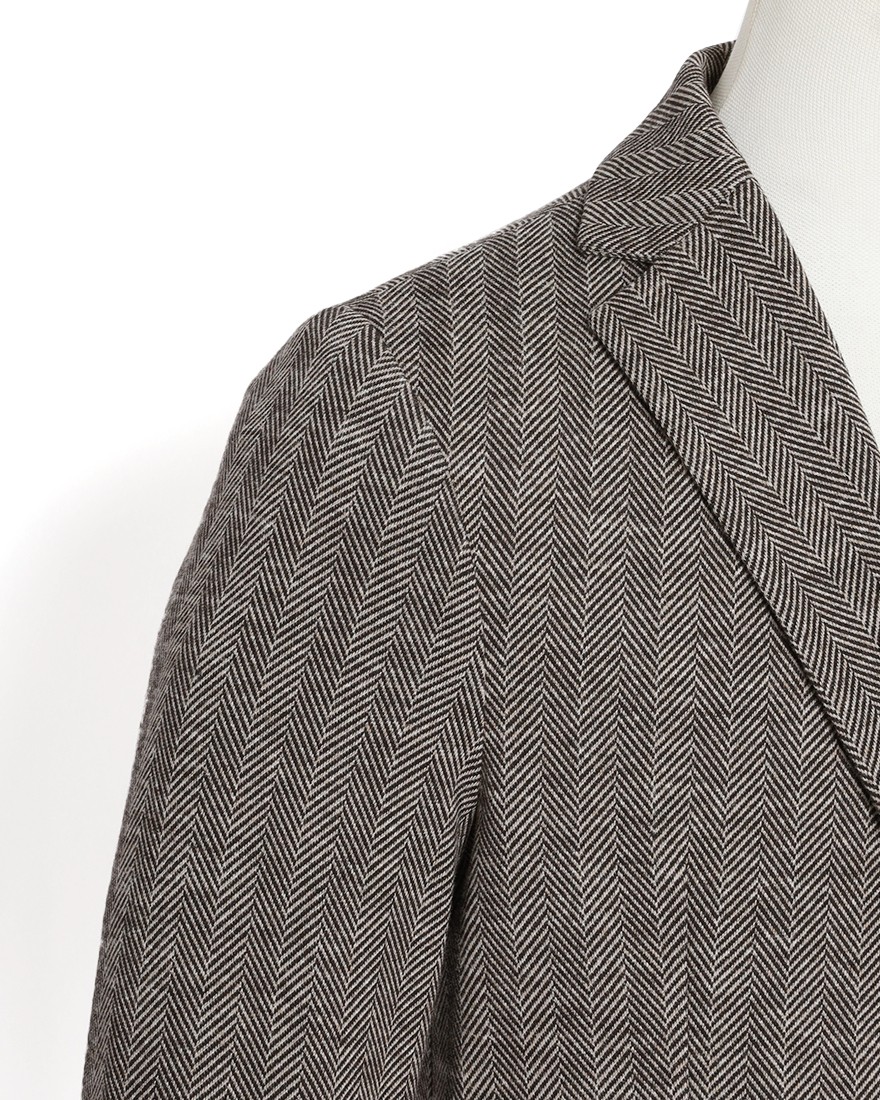 CIRCOLOヘリンボーンストライプ シングルジャケット10l