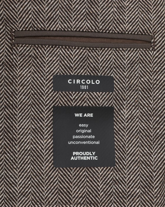 CIRCOLOヘリンボーンストライプ シングルジャケット18l