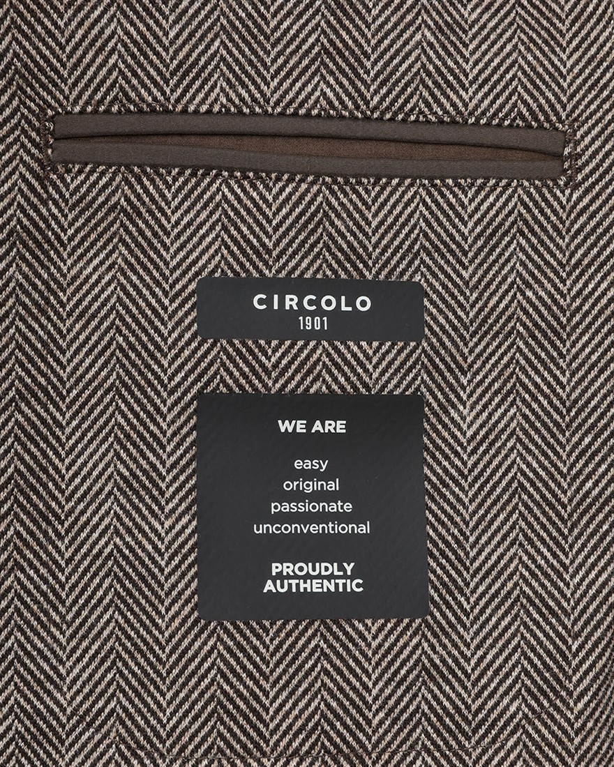CIRCOLOヘリンボーンストライプ シングルジャケット18l