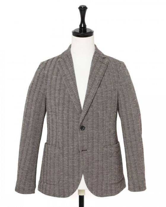 CIRCOLOヘリンボーンストライプ シングルジャケットma