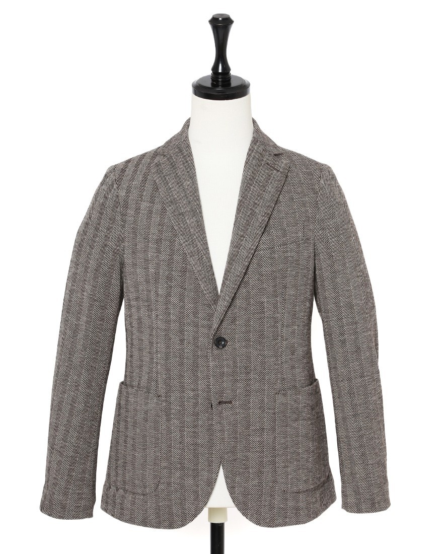 CIRCOLOヘリンボーンストライプ シングルジャケットma