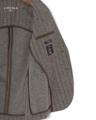 CIRCOLOヘリンボーンストライプ シングルジャケットmb_16l