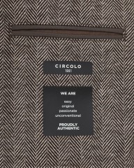 CIRCOLOヘリンボーンストライプ シングルジャケットmb_18l