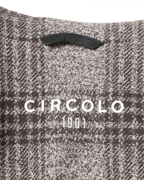 CIRCOLOオーバーチェック シングルジャケット16l