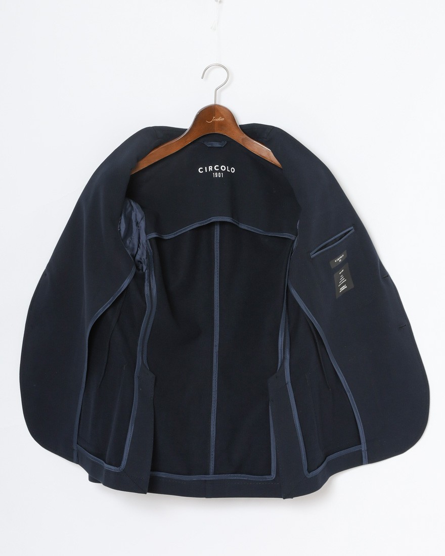 CIRCOLOライトフリース カシミヤタッチ シングルジャケット12l
