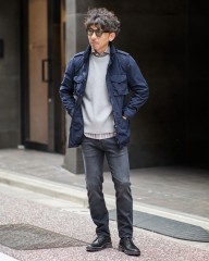 ASPESIM-65 撥水ブルゾン【小松マテーレ M-65/GLOBAL FIT】mb_ma