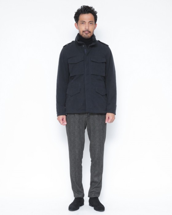 ASPESIM65 コットンナイロン 中綿 ブルゾン 【MINIFIELD COT/REGULAR FIT】01l