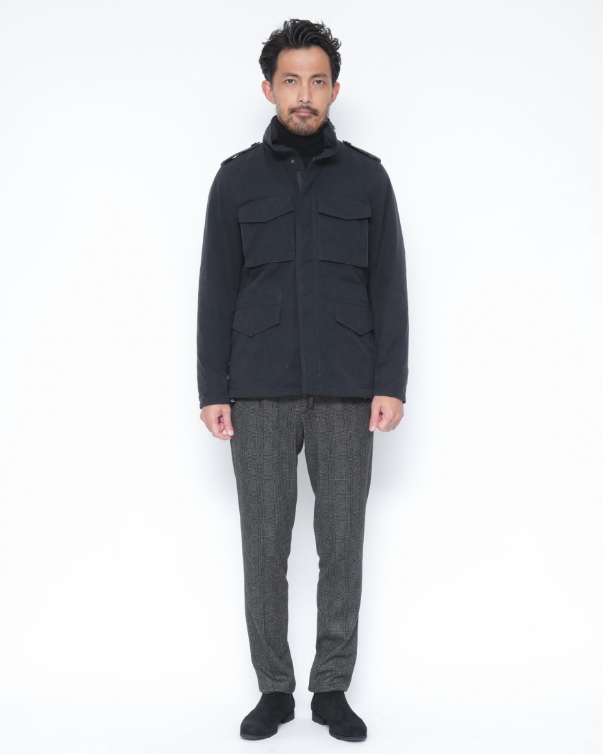 ASPESIM65 コットンナイロン 中綿 ブルゾン 【MINIFIELD COT/REGULAR FIT】01l