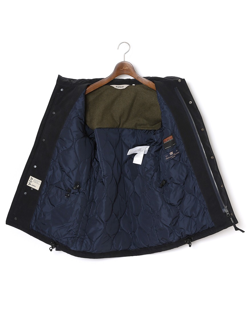 ASPESIM65 コットンナイロン 中綿 ブルゾン 【MINIFIELD COT/REGULAR FIT】12l
