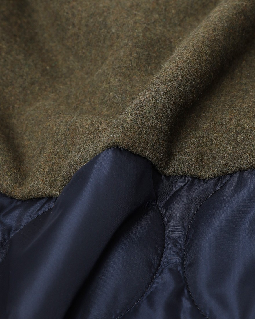 ASPESIM65 コットンナイロン 中綿 ブルゾン 【MINIFIELD COT/REGULAR FIT】26l