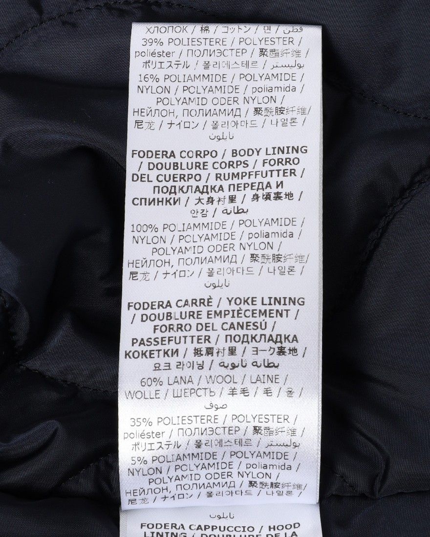 ASPESIM65 コットンナイロン 中綿 ブルゾン 【MINIFIELD COT/REGULAR FIT】28l