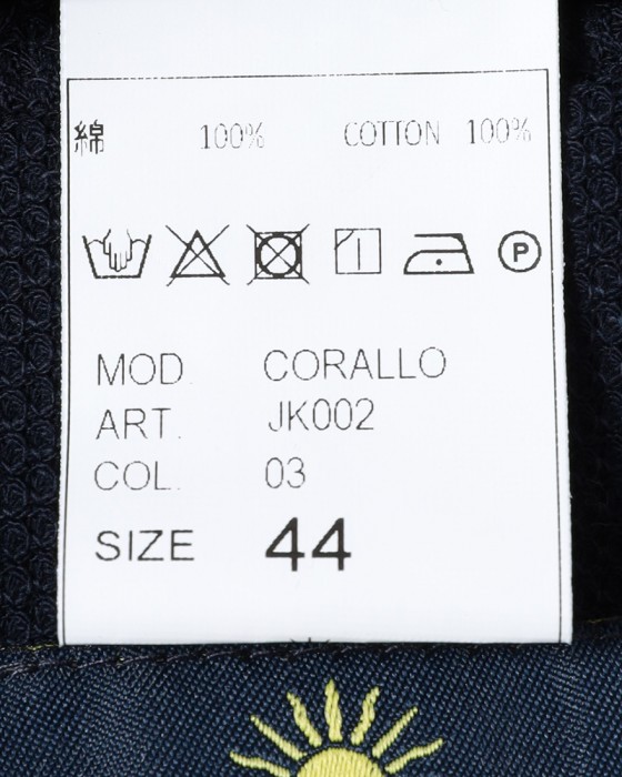 giannettoコットン 2Bシングルジャケット【CORALLO/コラッロ】23l