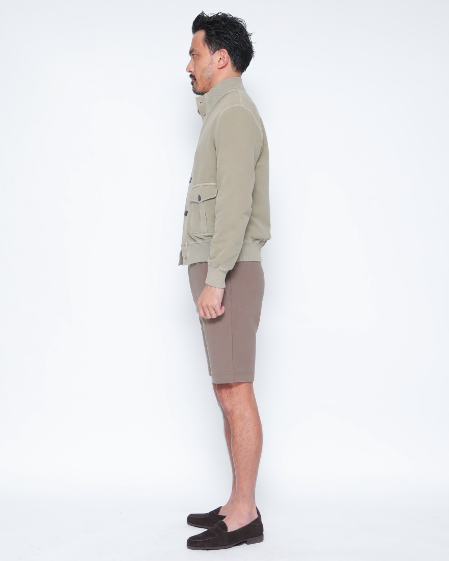 CIRCOLOコットンストレッチ スタンドカラー ブルゾン02l