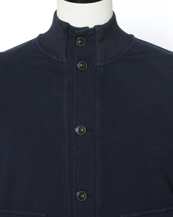 CIRCOLOコットンストレッチ スタンドカラー ブルゾン07l