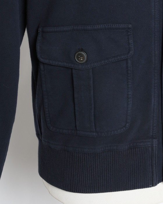 CIRCOLOコットンストレッチ スタンドカラー ブルゾン08l