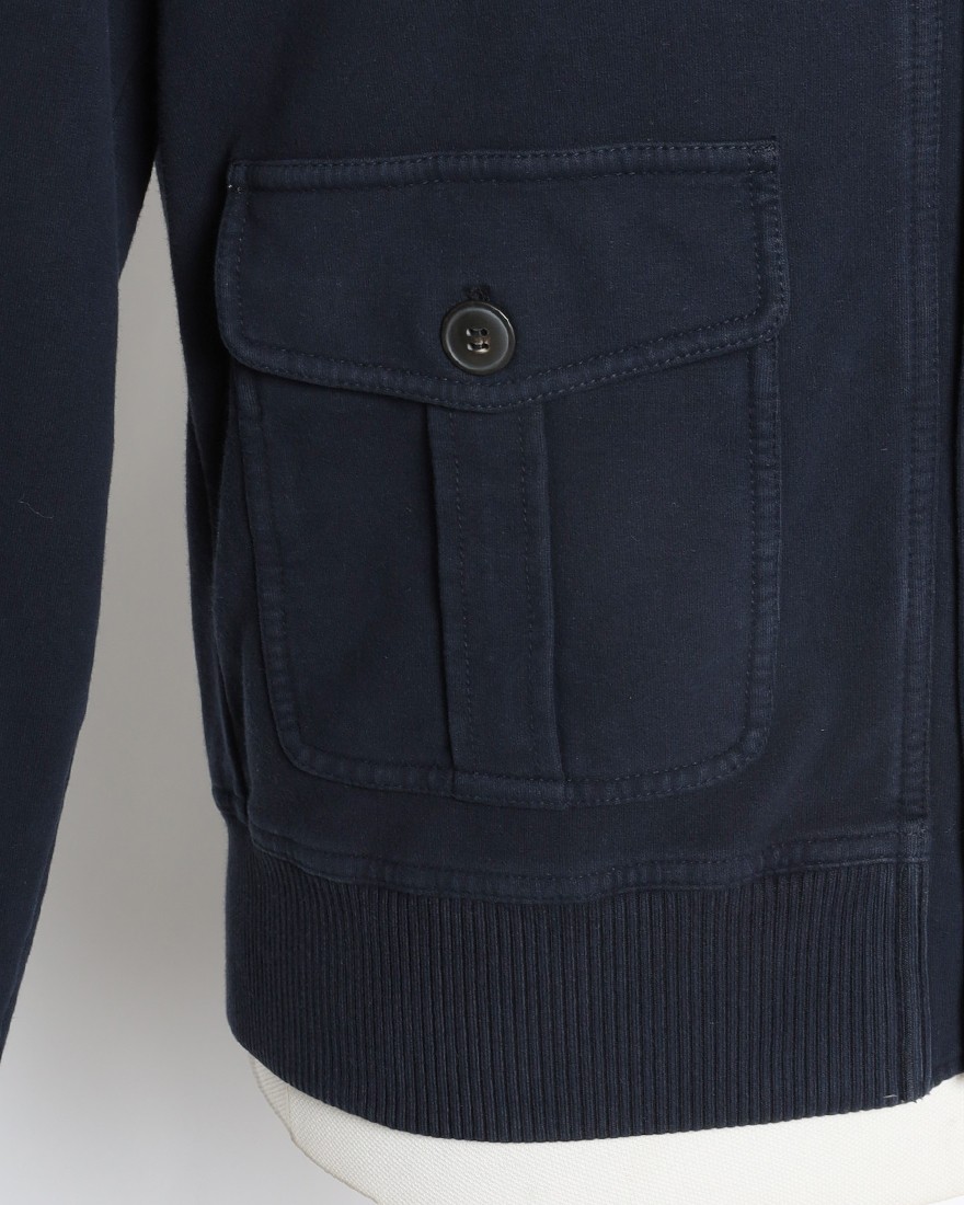 CIRCOLOコットンストレッチ スタンドカラー ブルゾン08l