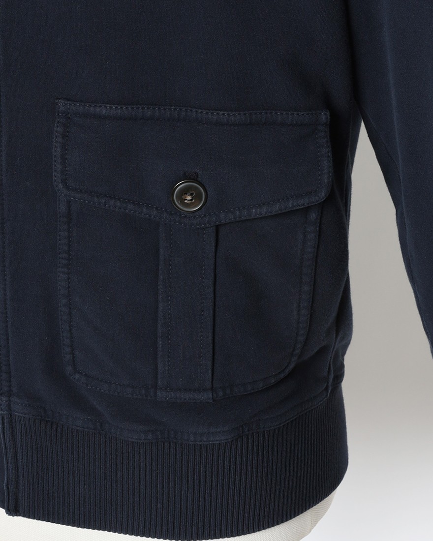 CIRCOLOコットンストレッチ スタンドカラー ブルゾン09l