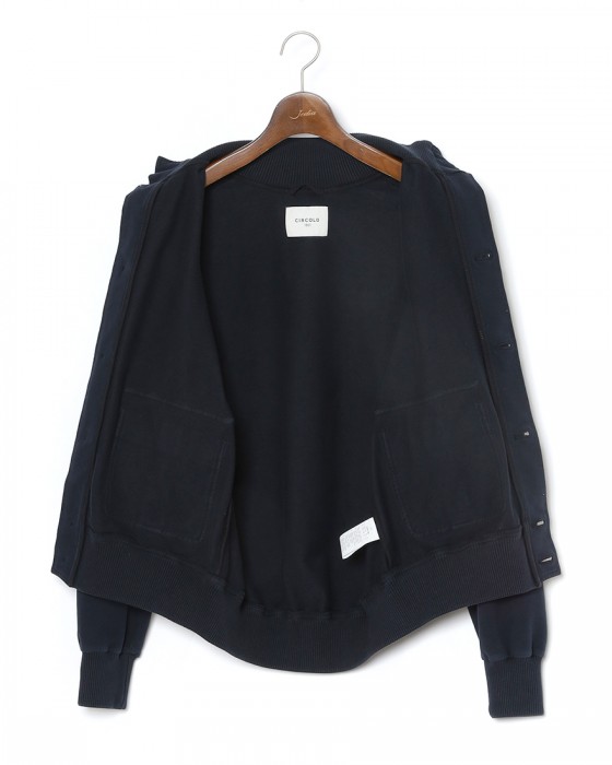 CIRCOLOコットンストレッチ スタンドカラー ブルゾン12l