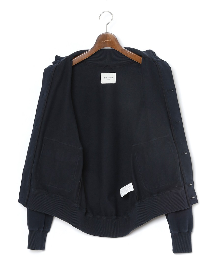 CIRCOLOコットンストレッチ スタンドカラー ブルゾン12l