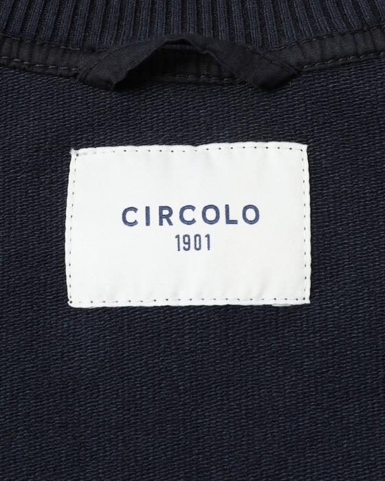 CIRCOLOコットンストレッチ スタンドカラー ブルゾン13l
