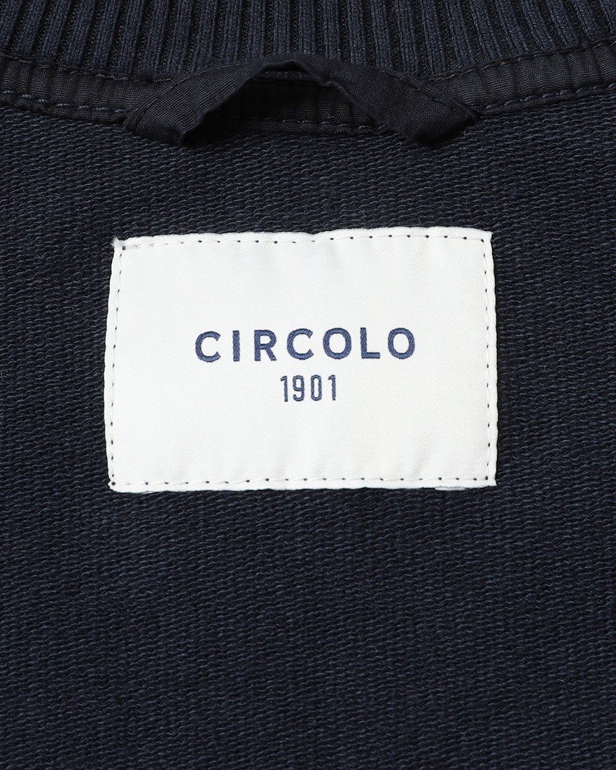 CIRCOLOコットンストレッチ スタンドカラー ブルゾン13l