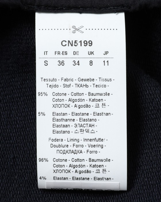 CIRCOLOコットンストレッチ スタンドカラー ブルゾン18l