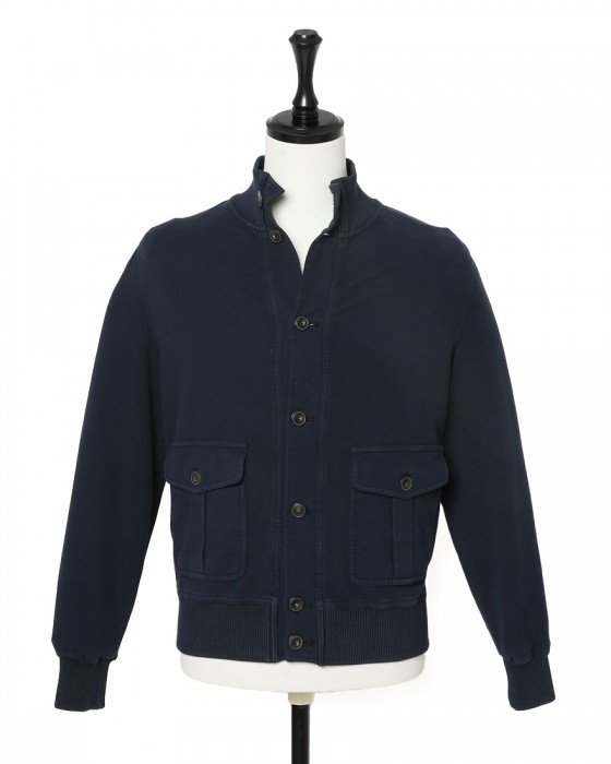 CIRCOLOコットンストレッチ スタンドカラー ブルゾンc0