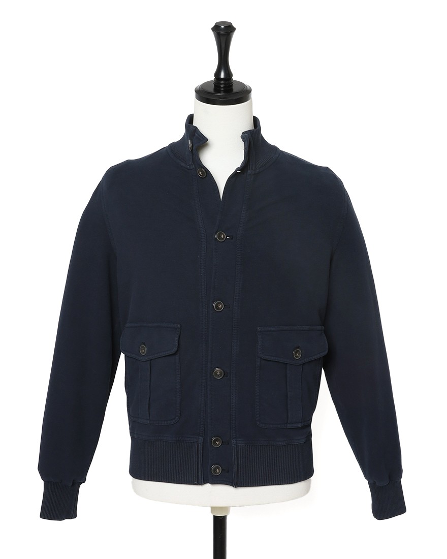 CIRCOLOコットンストレッチ スタンドカラー ブルゾンc0