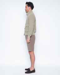 CIRCOLOコットンストレッチ スタンドカラー ブルゾンmb_02l