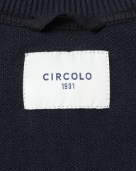 CIRCOLOコットンストレッチ スタンドカラー ブルゾンmb_13l